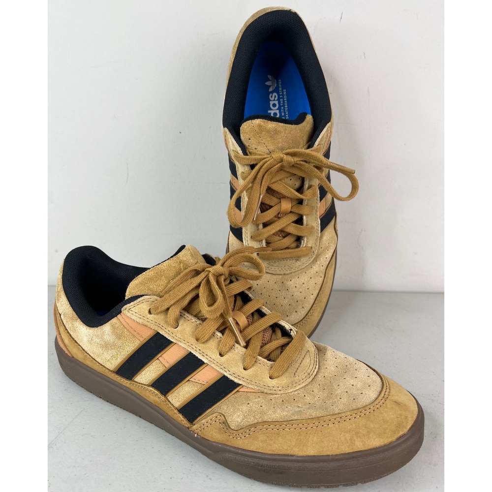 Adidas Tyshawn Jones II Mesa Black Gum Skate Shoes Mens 10 JI0851